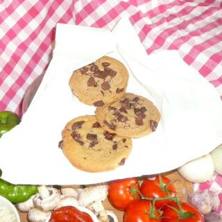 Chocolate Chunk Cookies at Pizza King of Irving